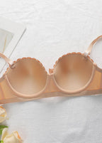 Clara Nude Lace Lingerie Set – Padded Underwire Bra and Panty