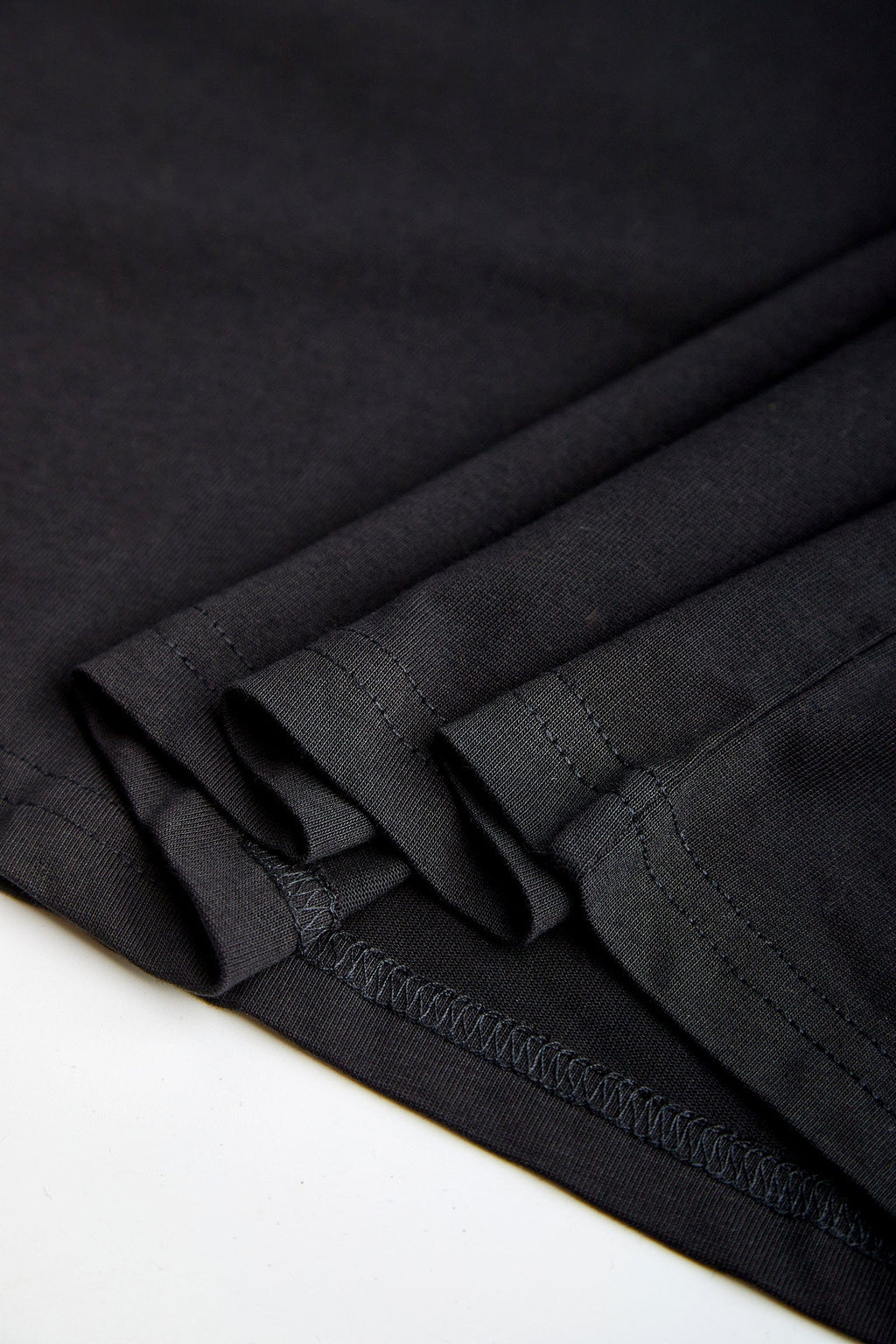 Black Teddy Bear Embroidered T-Shirt