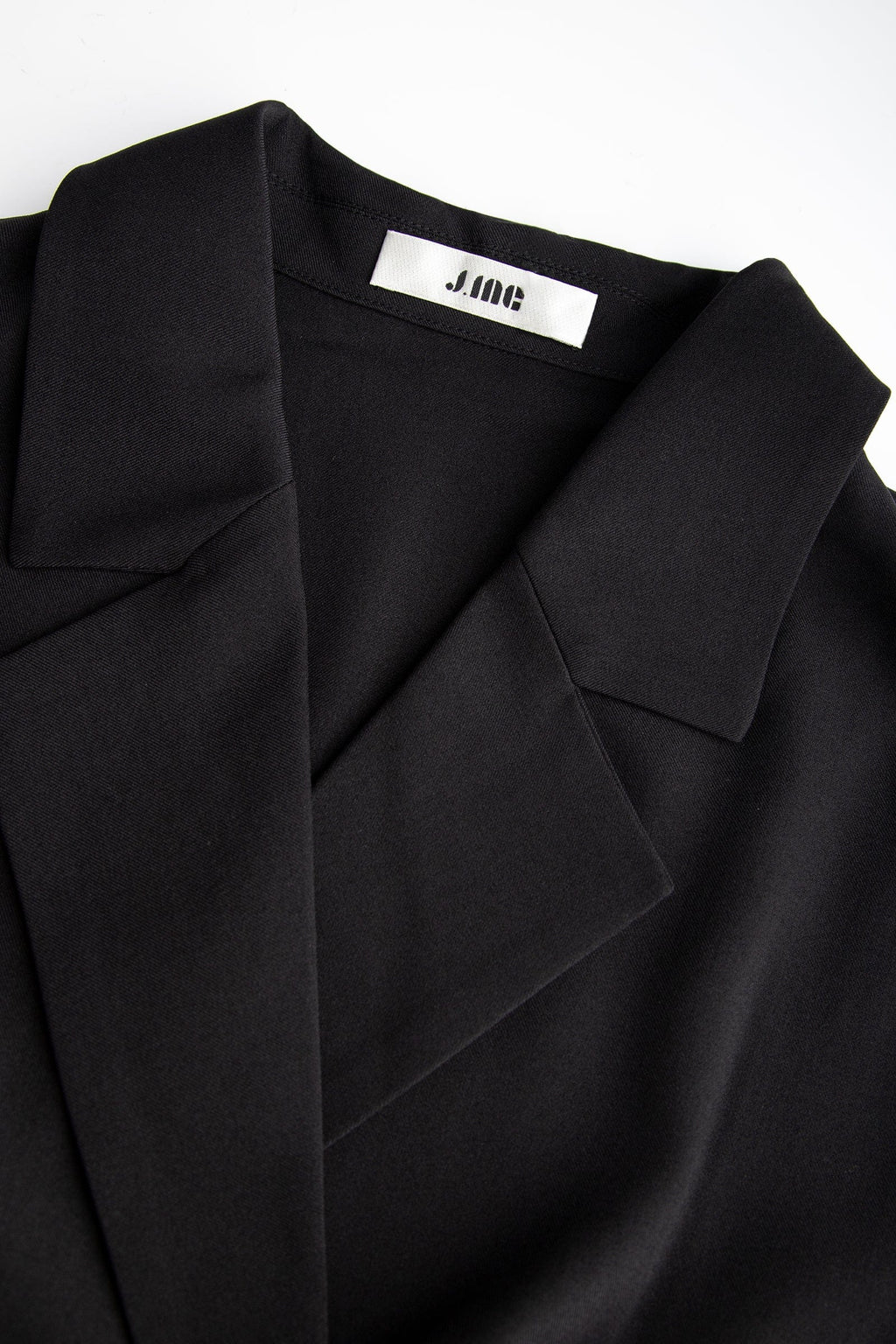 Black Button Detail Short Sleeve Blazer Dress