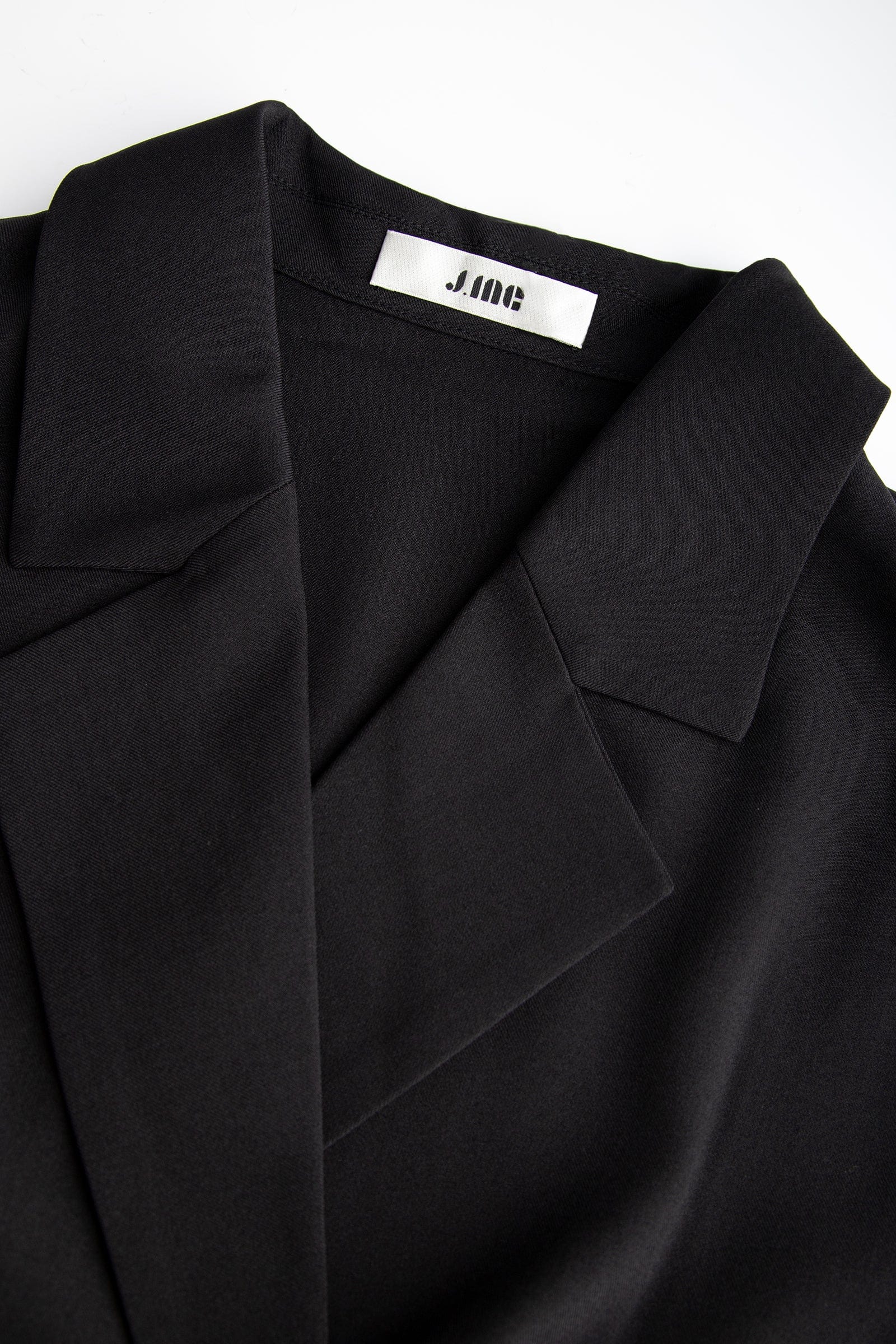 Black Button Detail Short Sleeve Blazer Dress