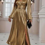 Celeste | Shimmer Pleated Dress