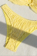 Pearl Chain Halter Bikini Set