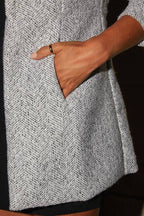 Pocketed Coat - Heather Grey