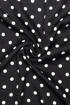 Backless Polka Dot Mini Dress