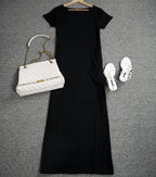 Ana Minimalist María Maxi Shirt Dress Chic Silhouette Collection