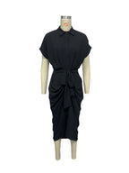 Summer Babe Midi Dress Black