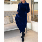 Galatea Chic Dress with Pockets Evening Wear Edit