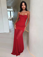 Jolene Maxi Dress Red