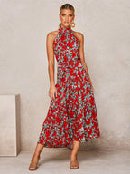 Polka Dot Floral Dress
