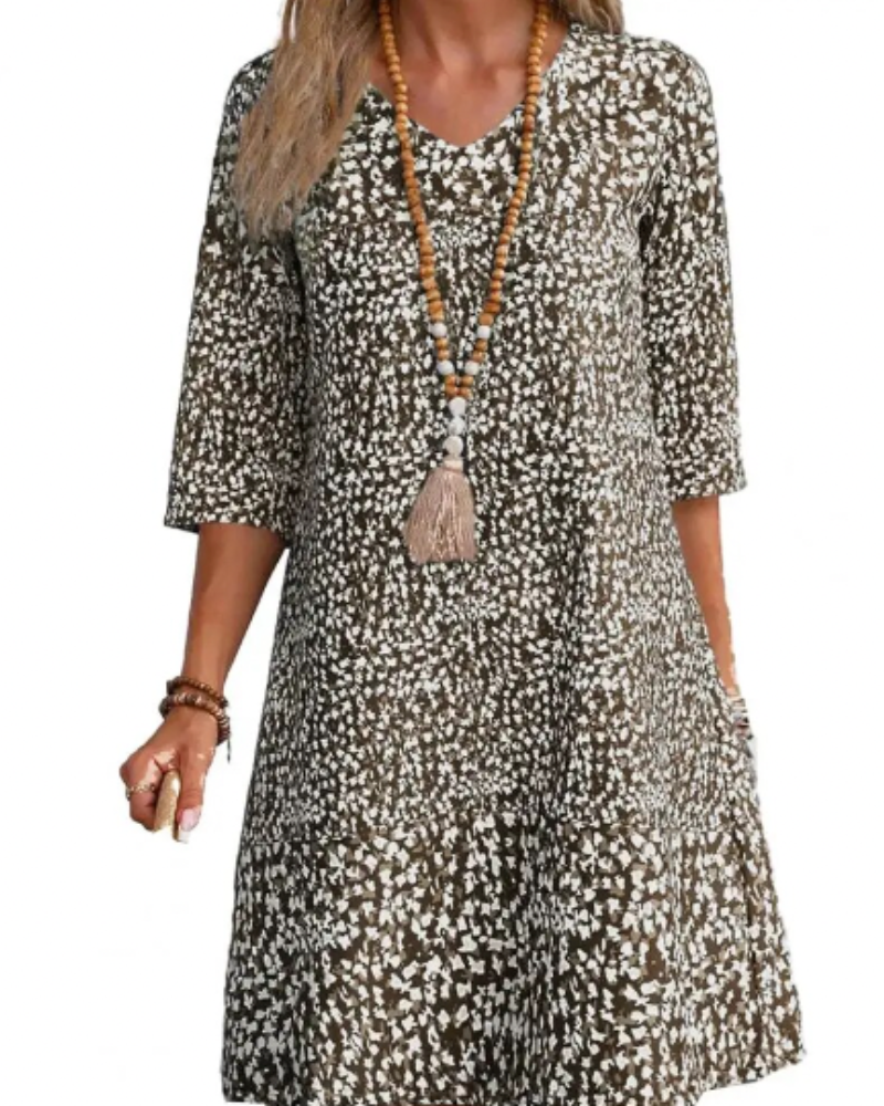 Lidia Boutique Casual Dress Seasonal Elegance Chic Silhouette Collection