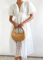 Paradise Midi Dress White