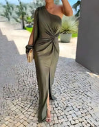 Leila Chic Comfort Elegance Dress Elevated Occasion Wear