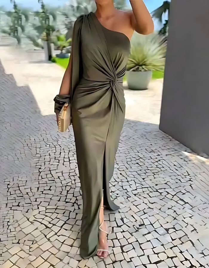 Leila Chic Comfort Elegance Dress Elevated Occasion Wear