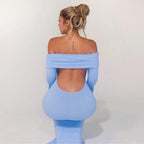 Vision Bodycon Dress Blue