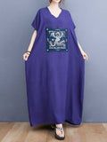 Grow A Gut Embroidered Kaftan Dress
