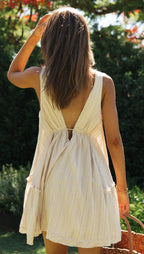 Alfie Mini Dress Apricot