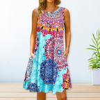 Norma Aesthetic Printed Loose Dress Boutique Collection