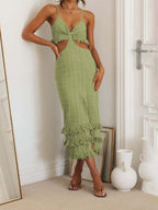 Percy Midi Dress Green