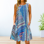 Norma Aesthetic Printed Loose Dress Boutique Collection