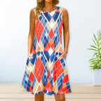 Norma Aesthetic Printed Loose Dress Boutique Collection