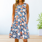 Norma Aesthetic Printed Loose Dress Boutique Collection