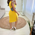 Isabella Chic Front Zip Dress Evening Wear Edit