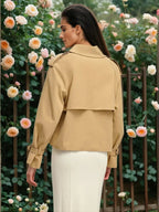 Casual & Chic Breasted Lapel Trench Coat