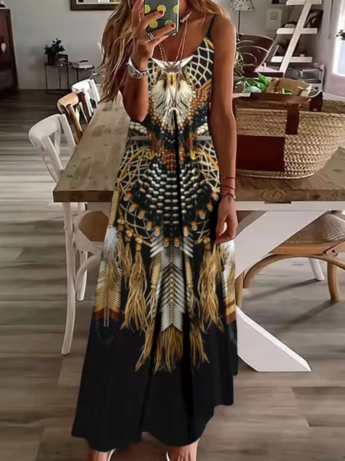 Brina Premium Vintage Bohemian Maxi Dresses Statement Occasion Edit