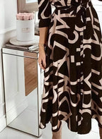 Jazmin Beautiful Autumn Dress Dress with Minimalist Everyday Styling