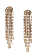 Crystal Tassel Hanging Earrings