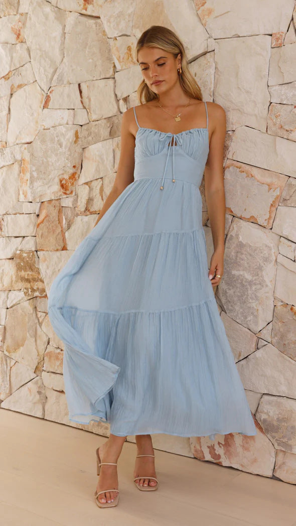 Lecter Maxi Dress Blue