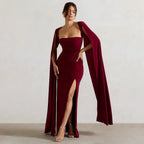 Symphony Dress Maroon