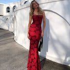 Frederick Maxi Dress Red