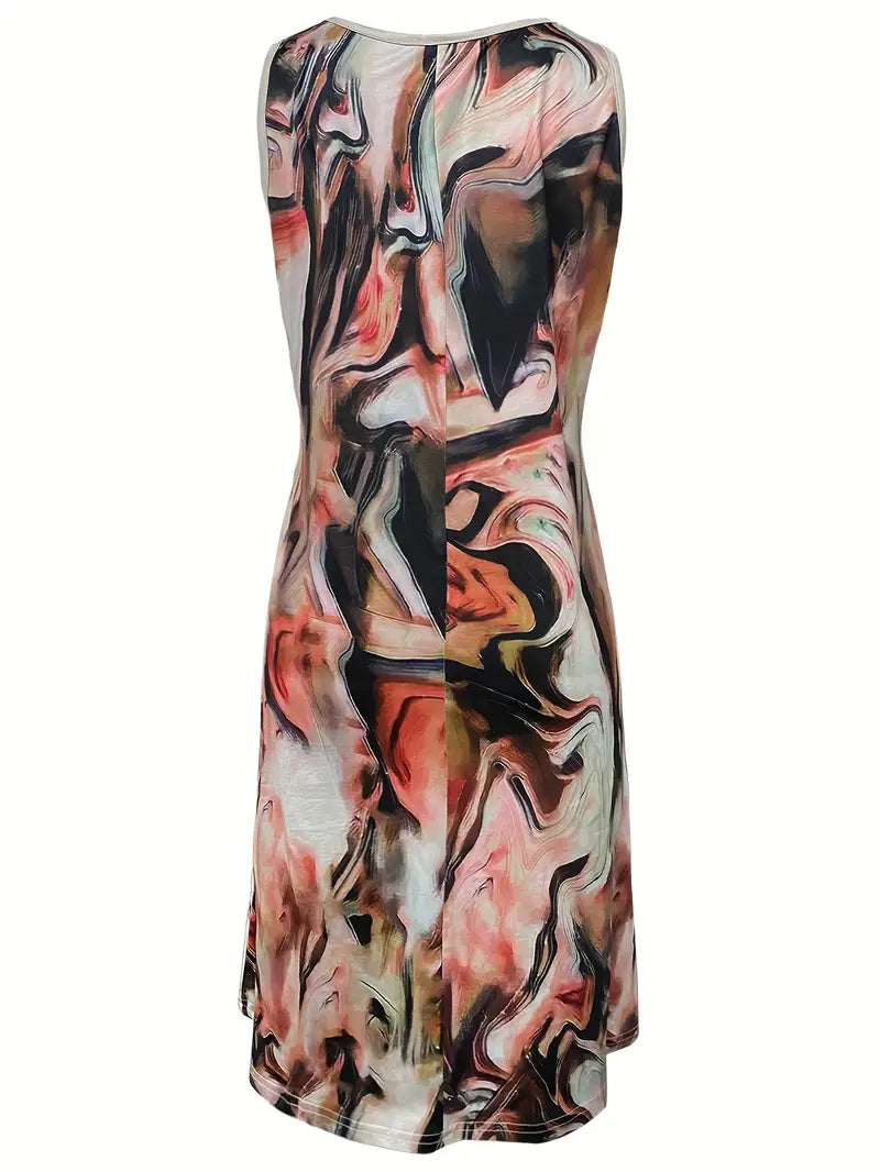 Julieta V Neck Dress Tailored Dress with Premium Casual Styling