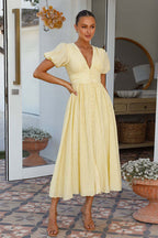 Beautiful Soul Puff Sleeve Maxi Dress - 3 Colors