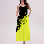 Silvia Boutique Long Color Block Dress Collection