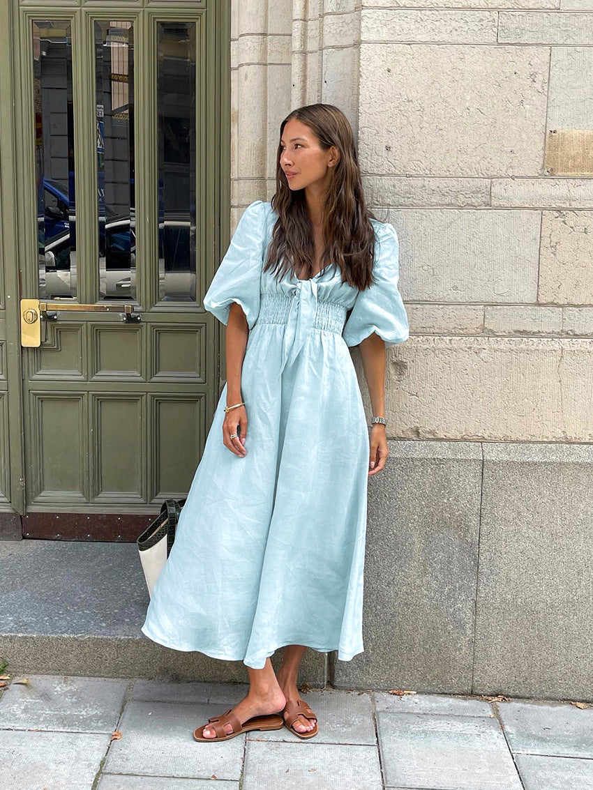 Sky Midi Dress Blue