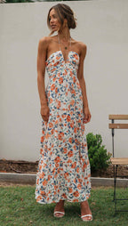 River Maxi Dress Orange