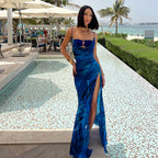 Dempsey Maxi Dress Blue