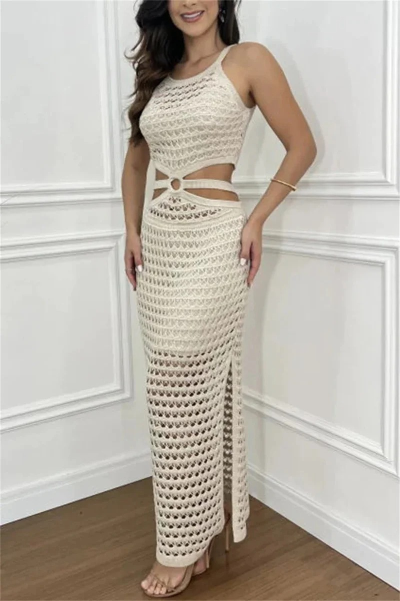 Alexia Exclusive Knitted Summer Dress Evening Wear Edit