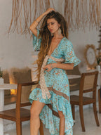 High-Low Midi Dress