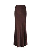Minimalist Satin Slip Skirt