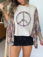 Relaxed Wide Sleeve Tops