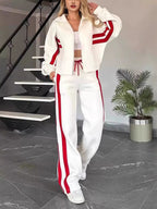 Sporty Classic Striped Street Set