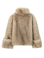 Thea Plush Faux Fur Jacket