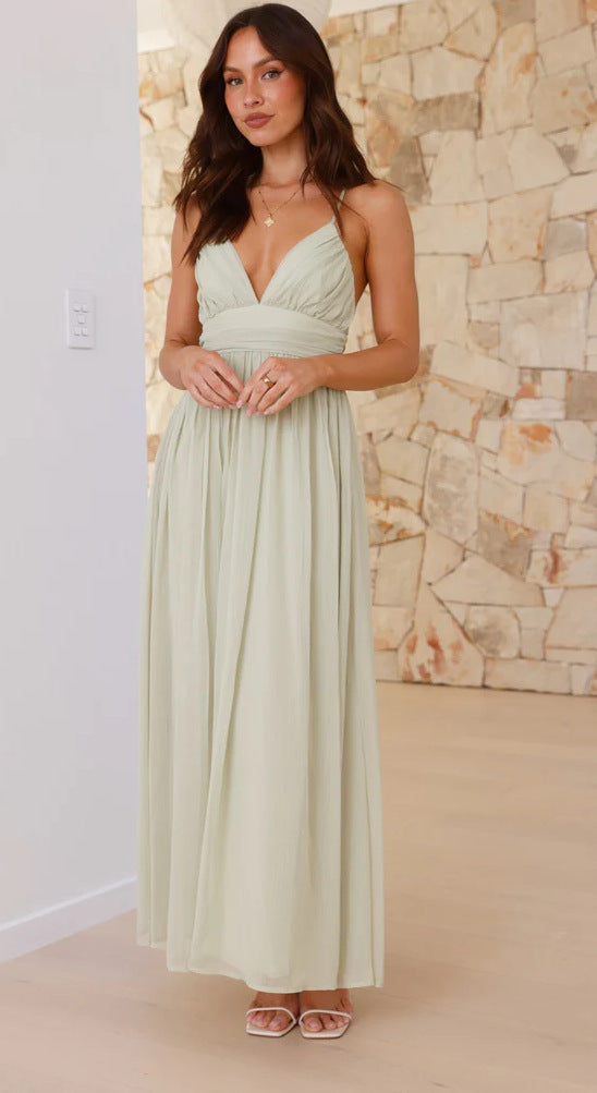 Croft Dress Green