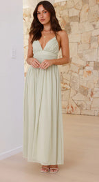 Croft Dress Green