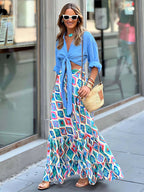 Printed Half Dress