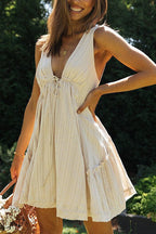 Embrace The Love V-Neck A-Line Babydoll Mini Dress - 3 Colors
