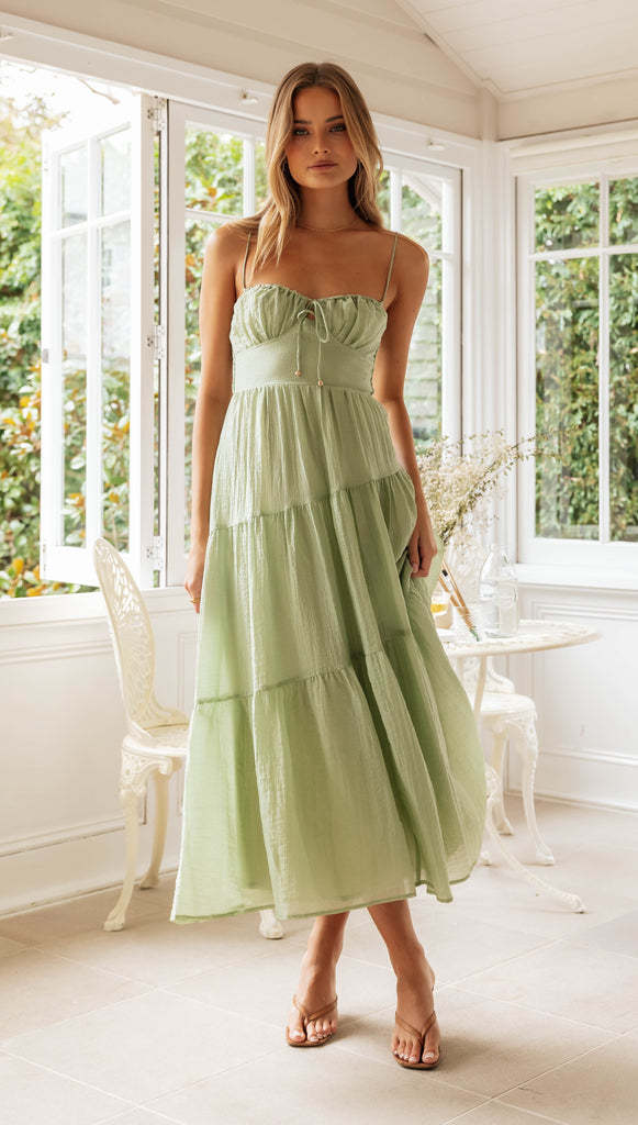 Miana Dress Green